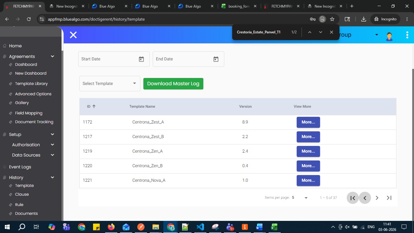 DocTiger version control and audit trail for AFS documents